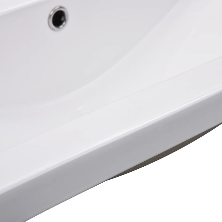 Lavabo da Incasso 91x39,5x18,5 cm in Ceramica Bianco cod mxl 53962