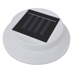 Lampade Solari da Esterno per Recinzioni 12 pz LED Bianco 277123