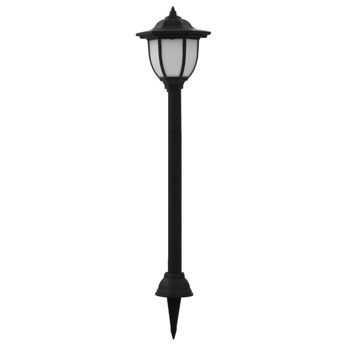 Lampade Solari da Esterno 6 pz LED Nere 277138