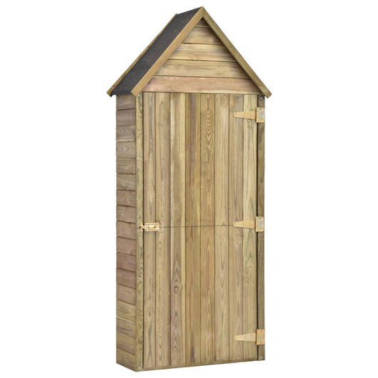 Capanno da Giardino con Porta 77x28x178 cm in Pino Impregnato 46358