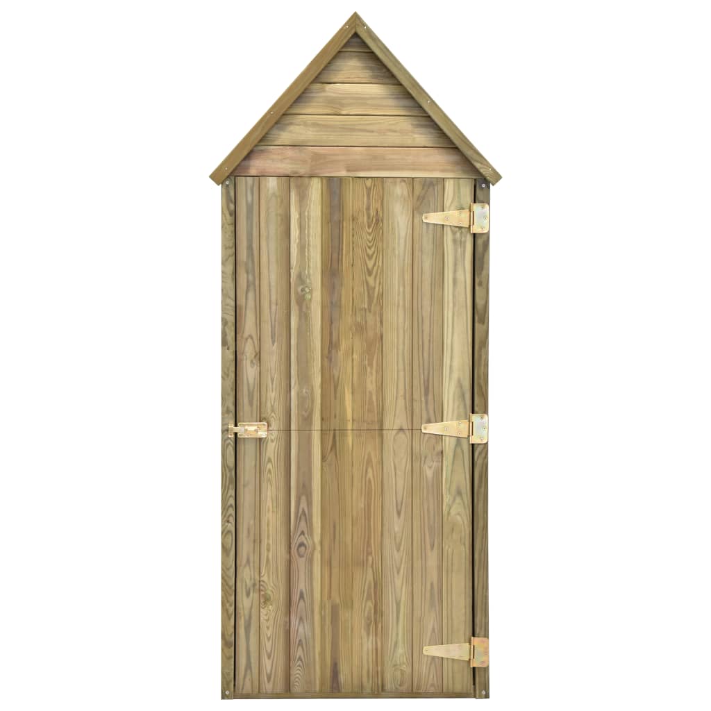 Capanno da Giardino con Porta 77x28x178 cm in Pino Impregnato 46358