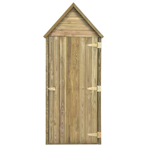 Capanno da Giardino con Porta 77x28x178 cm in Pino Impregnato 46358