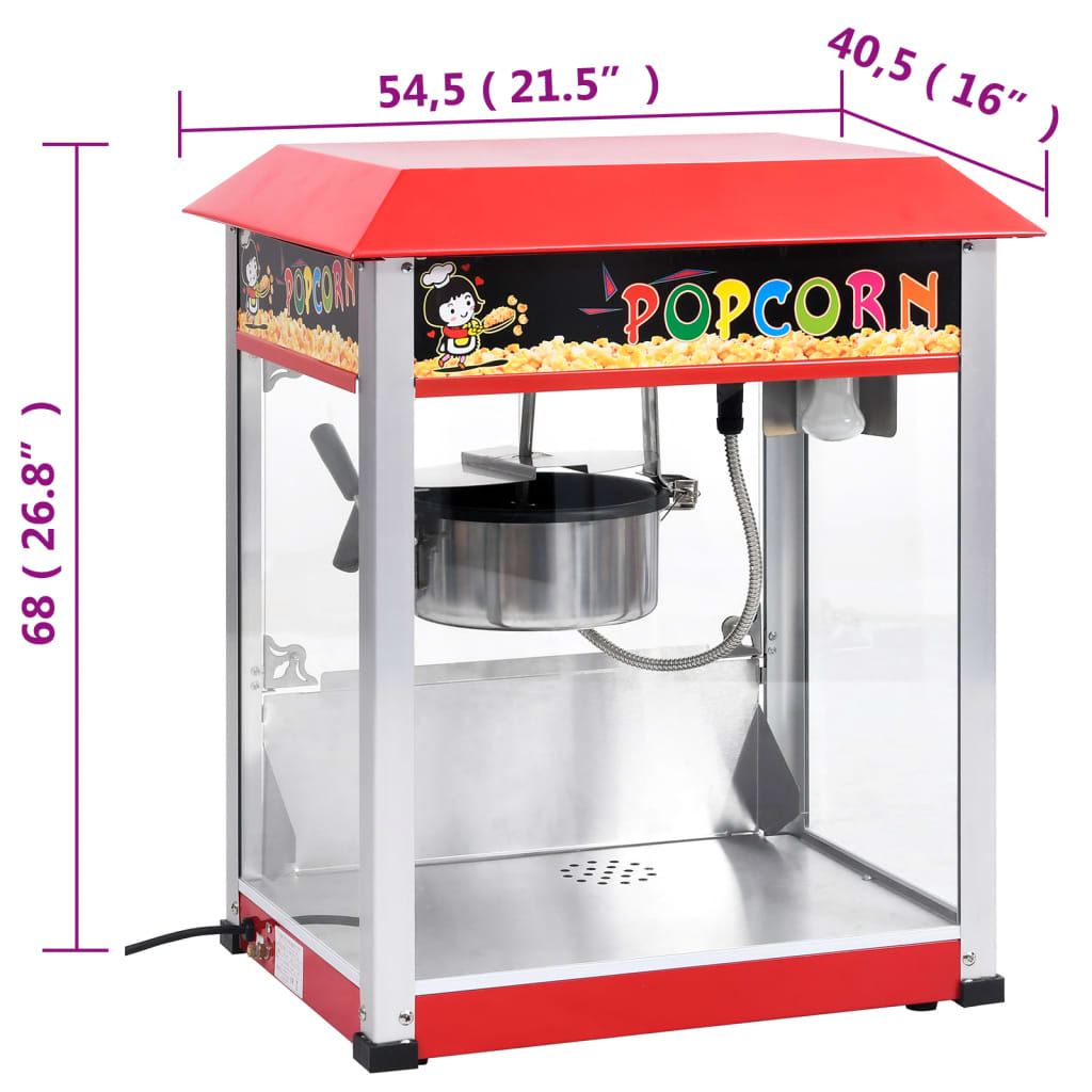 Macchina per Popcorn con Pentola in Teflon 1400 W 51058