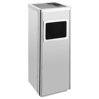 Pattumiera con Posacenere da Albergo 36 L Acciaio Inox cod mxl 127614