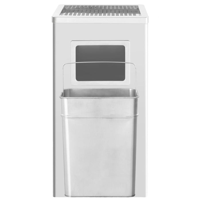 Pattumiera con Posacenere da Albergo 45 L Acciaio Inox  cod mxl 50102