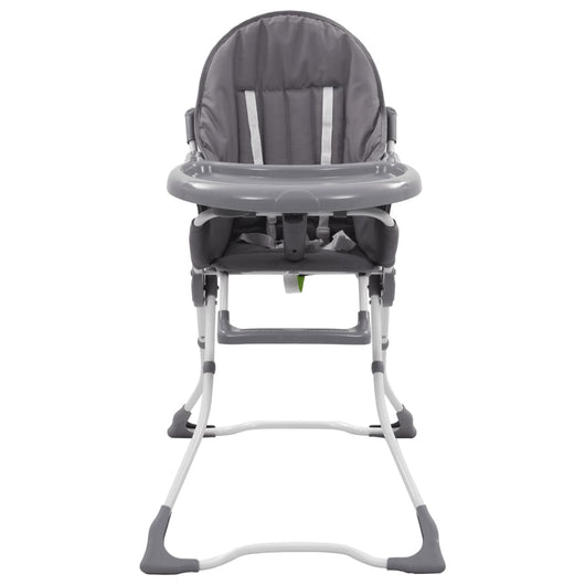 Seggiolone Pappa per Bambini Grigio e Bianco cod mxl 130762