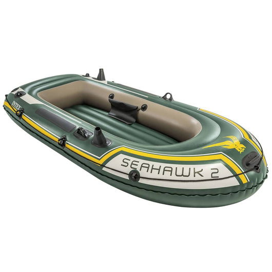 INTEX Set Gommone Seahawk 2 con Motore da Traina e Supporto