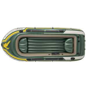 INTEX Set Gommone Seahawk 4 con Motore da Traina e Supporto 277548