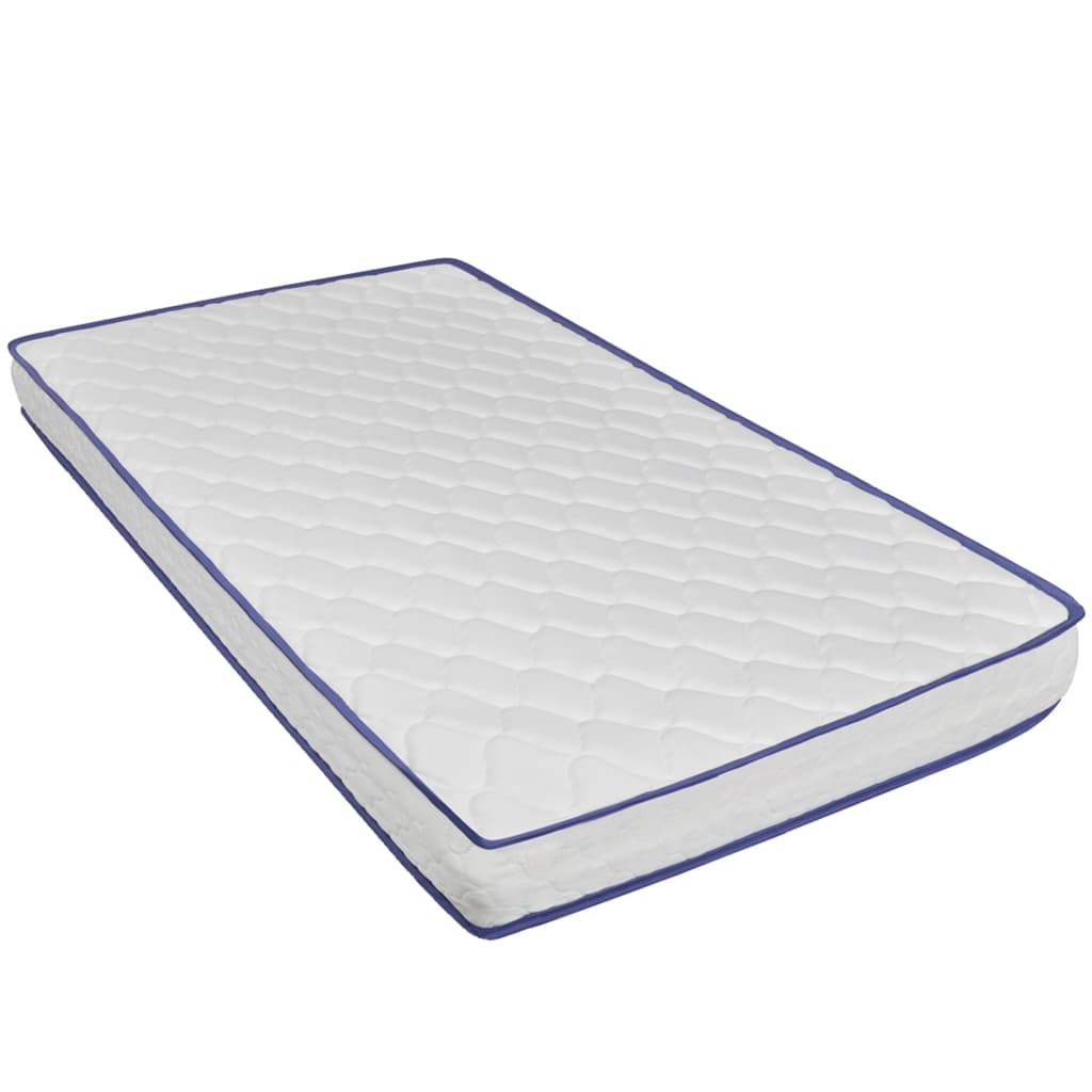 Letto con Materasso Memory Foam Bianco in Similpelle 90x200 cm  cod mxl 64981