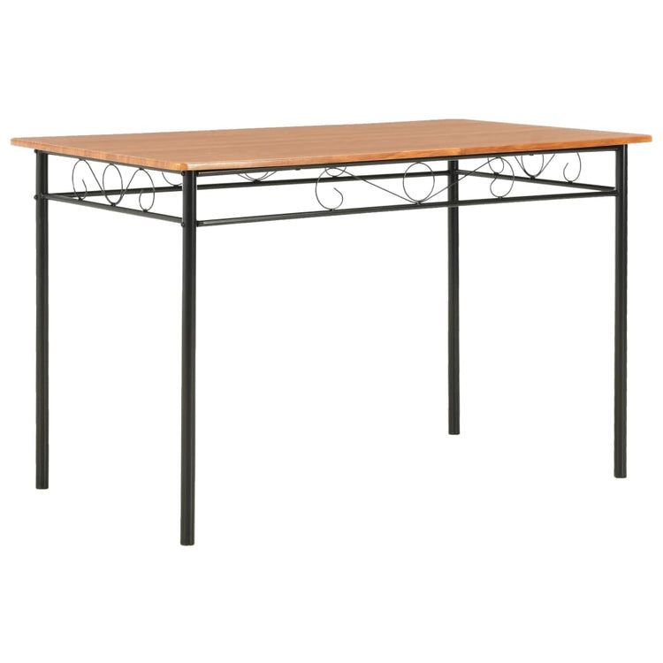 Tavolo da Pranzo Marrone 120x70x75 cm MDF 