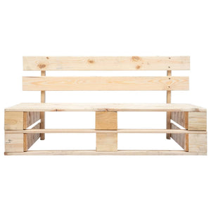 Divano da Giardino a Pallet con Cuscini Grigi in Legno di Pino cod mxl 55726