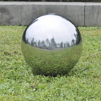 Fontane da Giardino a Sfera 3 pz con LED in Acciaio Inox 30 cm cod mxl 64517