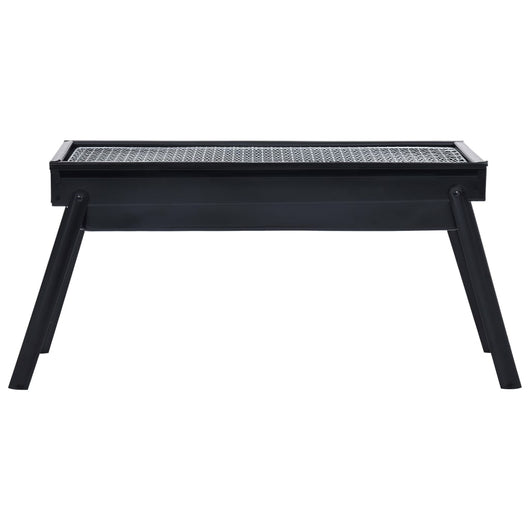 Griglia Barbecue da Campeggio Portatile in Acciaio 60x22,5x33cm 46610