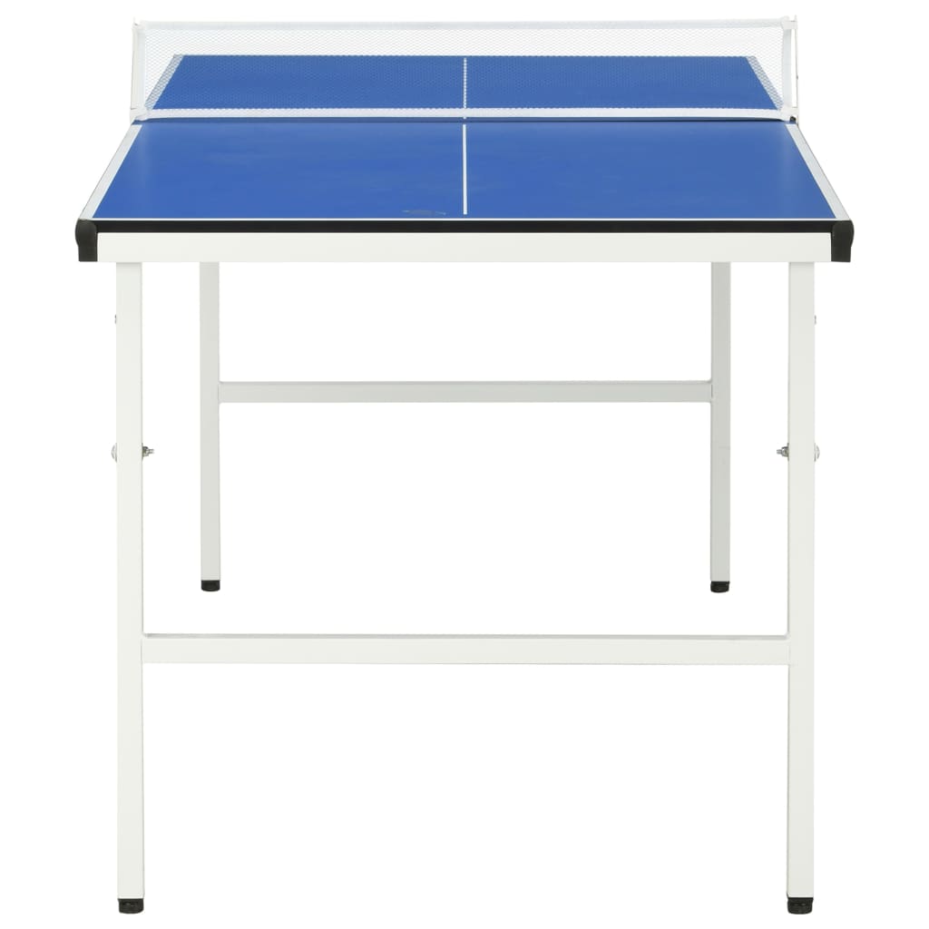 Tavolo da Ping Pong con Rete 5 Piedi 152x76x66 cm Blu