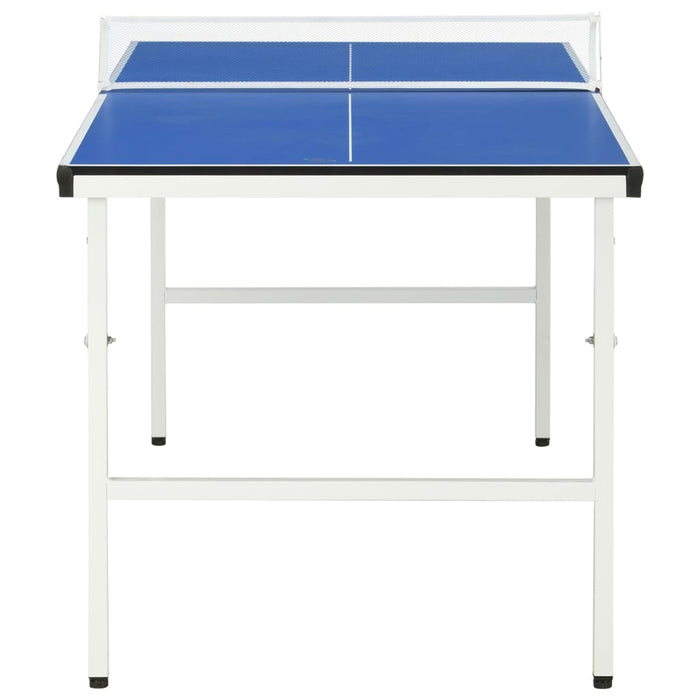 Tavolo da Ping Pong con Rete 5 Piedi 152x76x66 cm Blu 91946