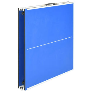 Tavolo da Ping Pong con Rete 5 Piedi 152x76x66 cm Blu 91946