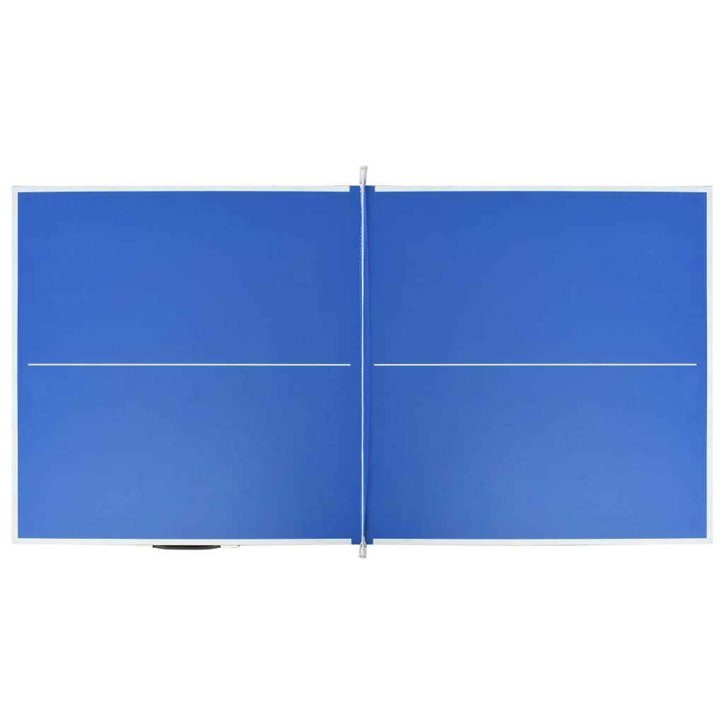 Tavolo da Ping Pong con Rete 5 Piedi 152x76x66 cm Blu 91946