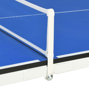 Tavolo da Ping Pong con Rete 5 Piedi 152x76x66 cm Blu