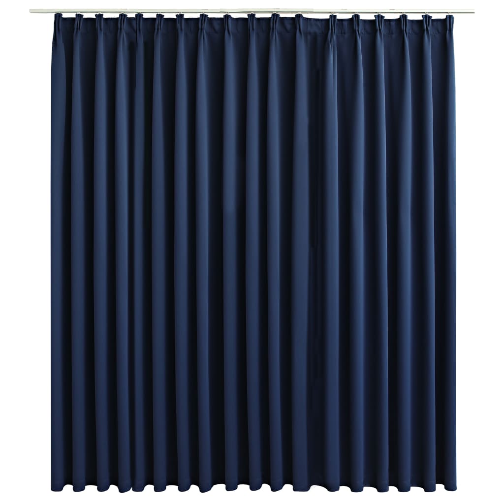 Tenda Oscurante con Ganci Blu 290x245 cm 134457