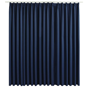 Tenda Oscurante con Ganci Blu 290x245 cm 134457