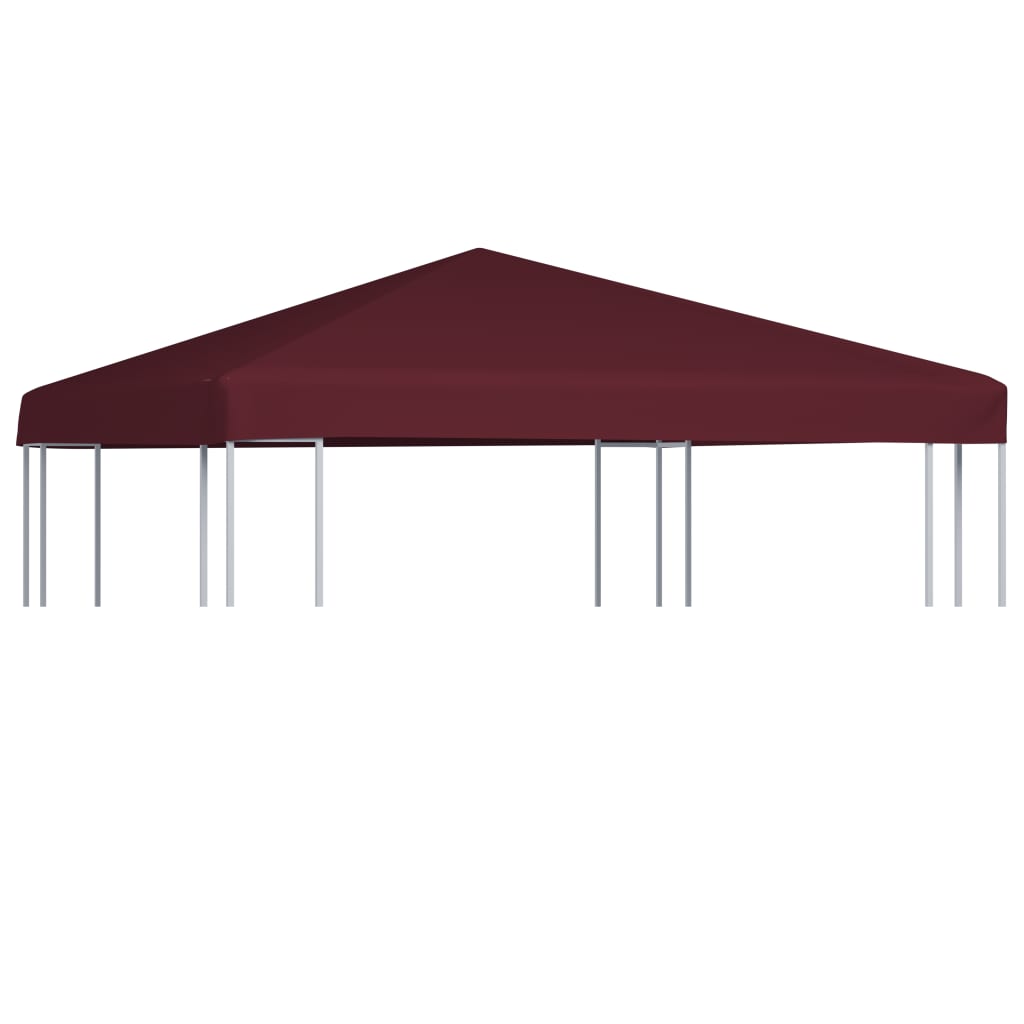 Copertura Superiore per Gazebo 310g/m² 3x3m Bordeaux cod mxl 67902