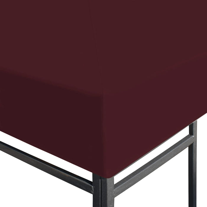 Copertura Superiore per Gazebo 310g/m² 3x3m Bordeaux cod mxl 67902