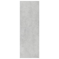 Scarpiera Grigio Cemento 54x34x100,5 cm in Legno Multistrato cod mxl 51355