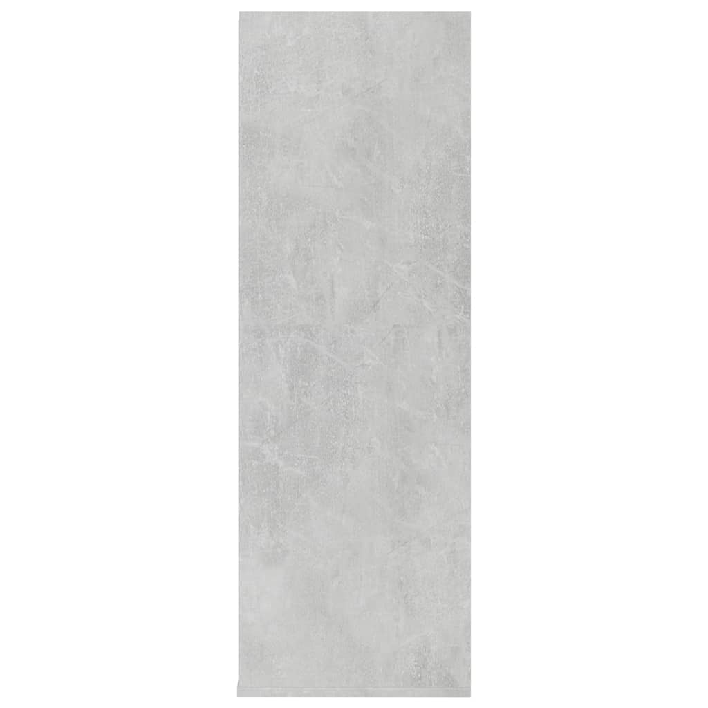 Scarpiera Grigio Cemento 54x34x100,5 cm in Legno Multistrato 800400