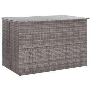 Baule da Giardino Grigio 150x100x100 cm in Polyrattan 46467