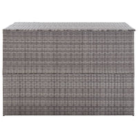 Baule da Giardino Grigio 150x100x100 cm in Polyrattan 46467