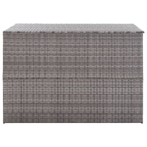 Baule da Giardino Grigio 150x100x100 cm in Polyrattan 46467