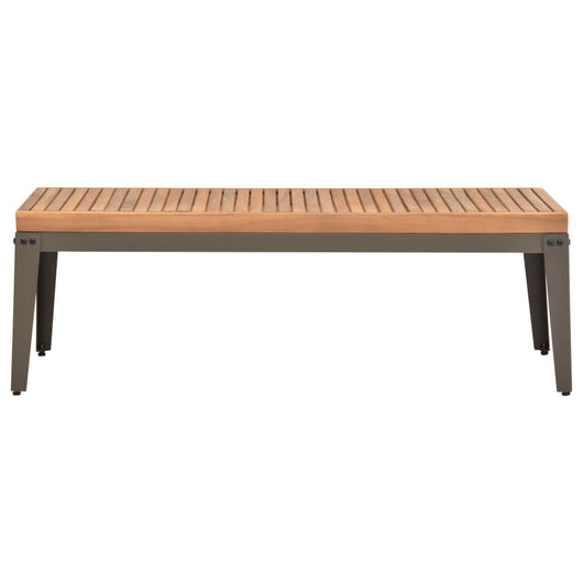 Tavolino da Caffè per Giardino 110x55x36 cm Massello di Acacia cod mxl 16138