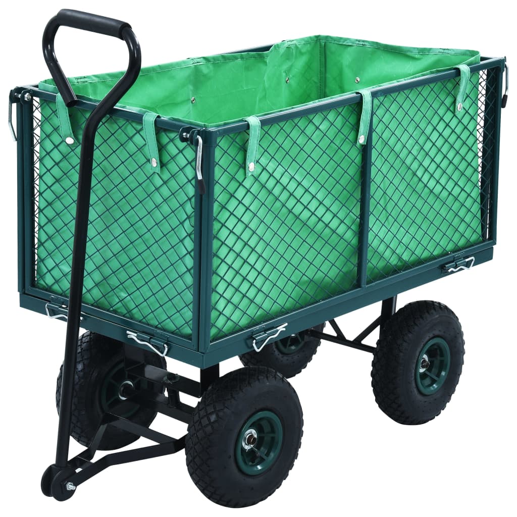 Carrello a Mano da Giardino Verde 350 kg 145510