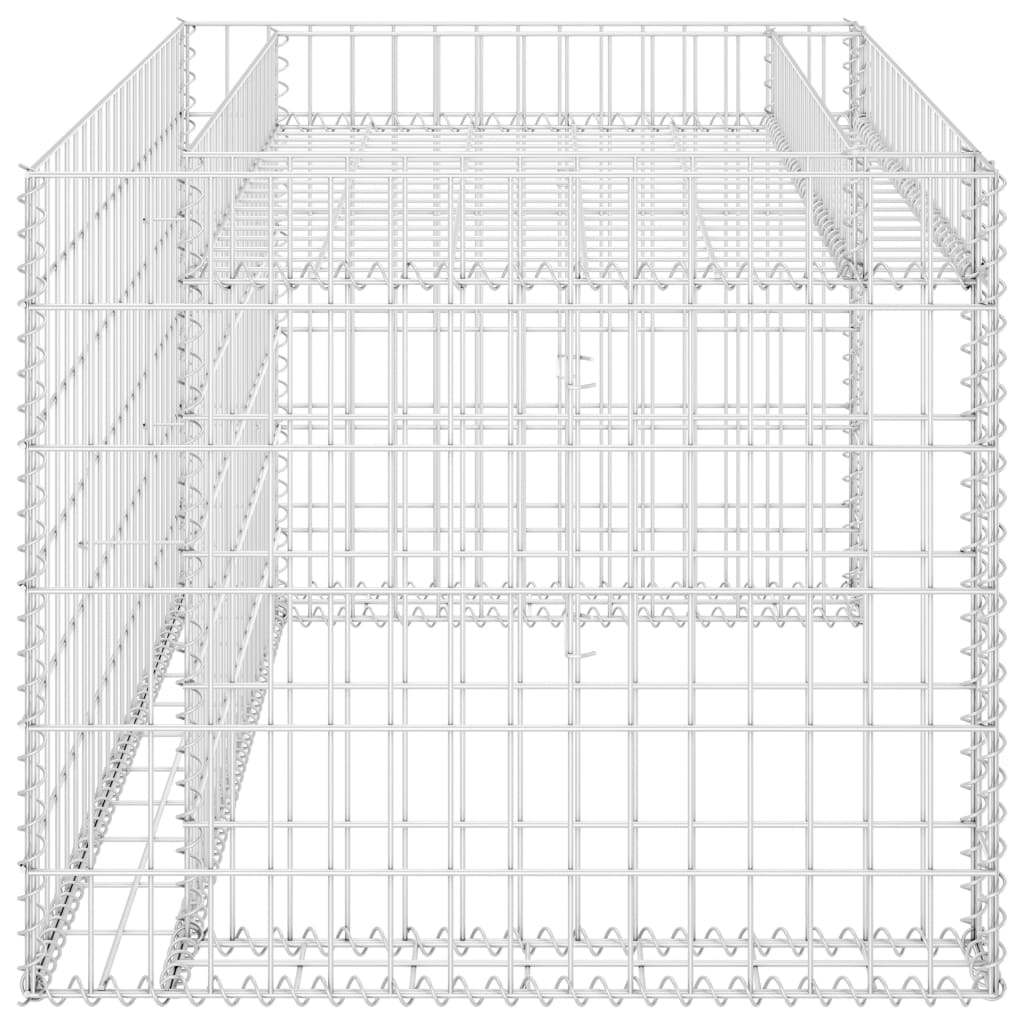 Casetta Rasaerba con Fioriera Rialzata 110x80x60cm Filo Acciaio cod mxl 77243