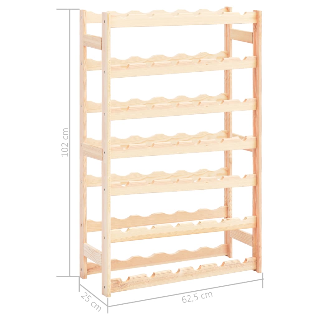 Portavini da 42 Bottiglie in Legno di Pino cod mxl 53582