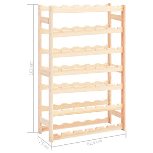 Portavini da 42 Bottiglie in Legno di Pino cod mxl 53582