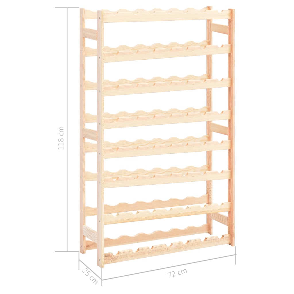 Portavini da 56 Bottiglie in Legno di Pino cod mxl 51370