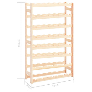 Portavini da 56 Bottiglie in Legno di Pino cod mxl 51370