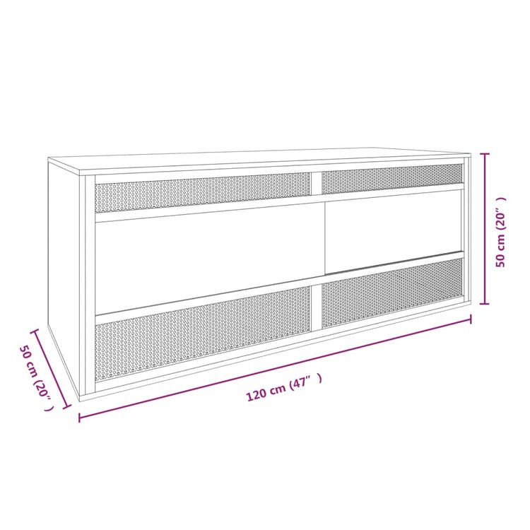 Terrario in Legno Multistrato 120x50x50 cm cod mxl 51598