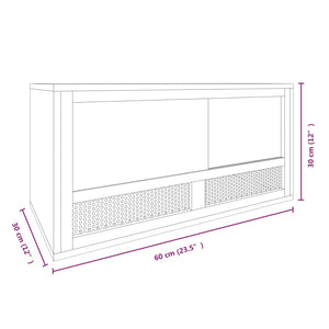 Terrario in Legno Multistrato 60x30x30 cm 170887