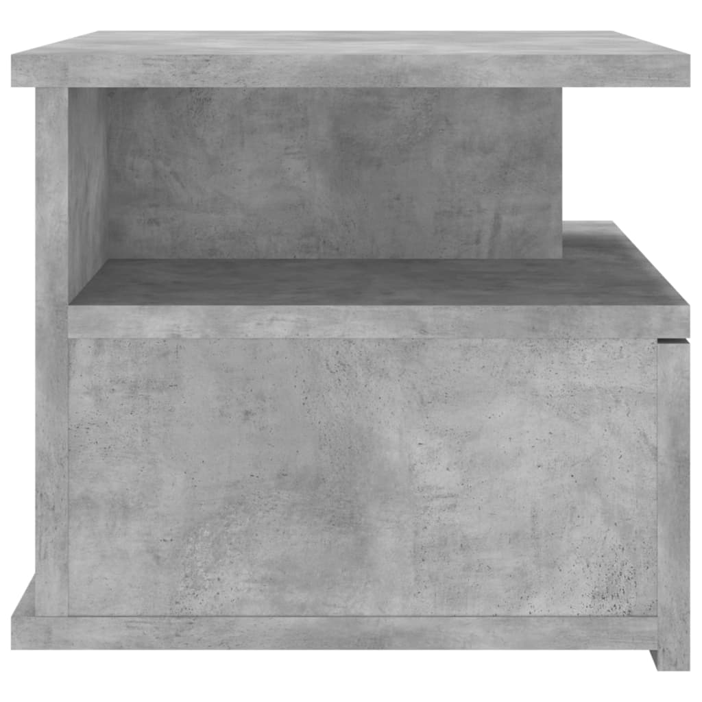 Comodini Pensili 2 pz Grigio Calcestruzzo 40x31x27cm Truciolato cod mxl 48685