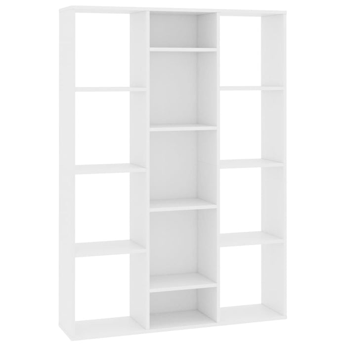 Libreria/Divisorio Bianco 100x24x140 cm in Legno Multistrato 800441