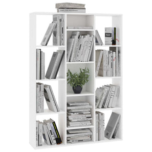 Libreria/Divisorio Bianco 100x24x140 cm in Legno Multistrato 800441