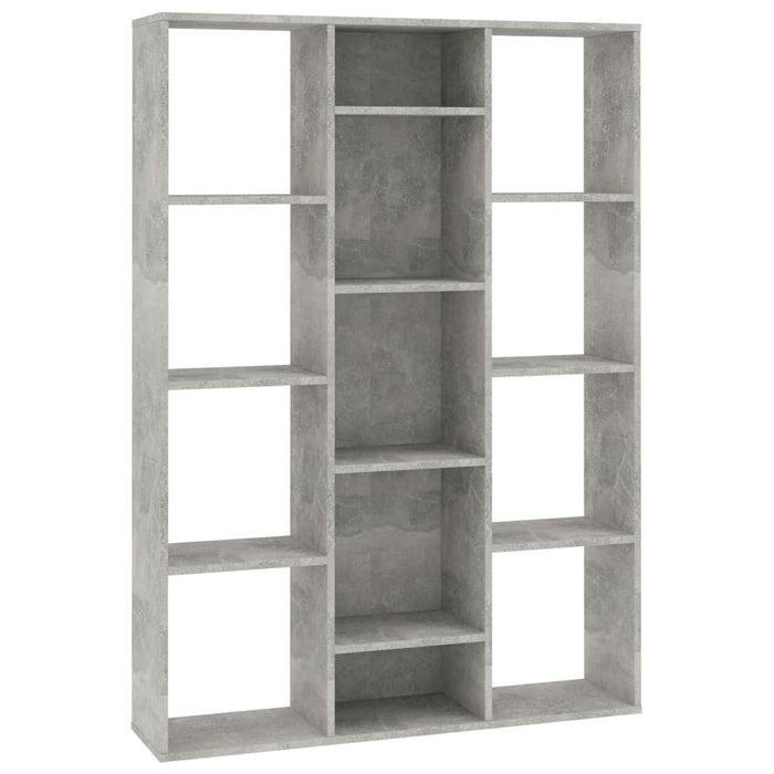 Libreria/Divisorio Grigio Cemento 100x24x140 cm in Multistrato 800445