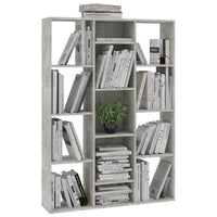 Libreria/Divisorio Grigio Cemento 100x24x140 cm in Multistrato 800445