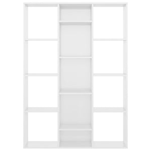 Libreria/Divisorio Bianco Lucido 100x24x140 cm in Truciolato cod mxl 60188