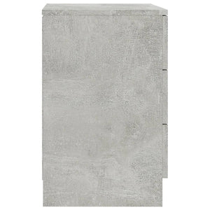 Comodini 2 pz Grigio Cemento 38x35x56 cm in Truciolato cod mxl 48256