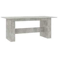 Tavolo da Pranzo Grigio Cemento 180x90x76 cm Legno Multistratocod mxl 78445