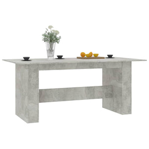 Tavolo da Pranzo Grigio Cemento 180x90x76 cm Legno Multistratocod mxl 78445