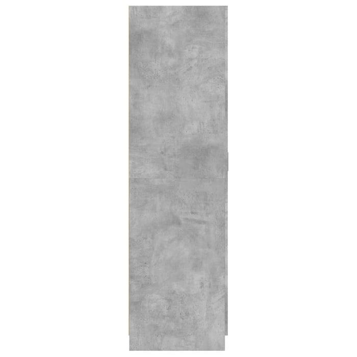 Armadio Grigio Cemento 80x52x180 cm in Truciolato cod mxl 74674